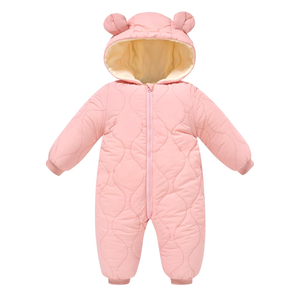 Uideazone Baby Snowsuit Newborn Winter Clothes 0-24 Months Coat Jumpsuit Infant Boys Girls Hooded Puffer Jacket