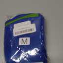 Soft Dog Cone Collar Alternative - Adjustable Comfy Cones for Large/Medium/Small Dogs to Stop Licking After Surgery, Comfortable Fabric Elizabethan Collars, Head Cone of Shame for Neuter Recovery - M (Green-Blue)