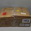 Furnulem Night Stand, White Bedside Nightstand with 4-Tier Shelves and 3 Fabric Drawers, LED Bed Side Tables with Charging Station, Tall Dresser for Bedroom, Hallway, Office