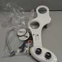 LUXE Bidet NEO 120 - Single Nozzle, Self-Cleaning, Non-Electric Bidet Attachment for Toilet Seat, Adjustable Water Pressure, Rear Wash (White)