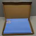 gisgfim 25 Pack Reinforced 11x17 Hanging File Folders 1/5 Cut Heavy Duty Hanging File Folders with Plastic Tabs & Label Cards Expanding Hangers File Organizer for Drawing Engineering Document (Blue)