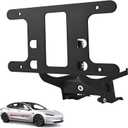 No Drill Front License Plate Holder for Tesla Model 3 Highland (2024-2026 New Version) - Aluminum Holder, Clip-On Design with Safety Design, Anti-Theft Lock