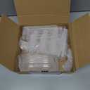 Wenqik 4 Pack Acrylic Plate Stands for Display Clear Dinnerware Display Stand China Plate Holder Racks Organizer for Cabinet Home Supplies