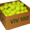 VIV Advanced Tennis Balls Bulk, 30/50/100+ Pack Practice Balls Pressure Bouncing 53in High Durable, Official Size Pet Dog Playing Ball, Good for Tennis Training Machine & Kids Play on All Courts