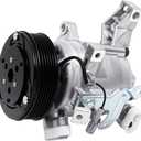 AC Compressor 58492 Fit for 2014-2018 Forester 2.0 2.5L, 2012-2016 Impreza 2.0L, 2016-2017 Crosstrek, 2013-2015 XV Crosstrek, Air Conditioning Compressor with Clutch Replace for 73111FJ000