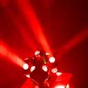 Moving Head DJ Light 16LEDs Rotating Beam Lights Stage Light DJ Lighting Led Pinspot Lights Uplighting Ligh-ts Sound Activated Dmx512 Light for DJ KTV Disco Party Wedding Concert Festival