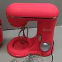 Kitchen in the box Stand Mixer, 4.5QT+5QT Two bowls Electric Food Mixer, 10 Speeds 3-IN-1 Kitchen Mixer for Daily Use with Egg Whisk, Dough Hook, Flat Beater (Neon Pink, 5QT)