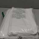 SATINIOR 3 Pcs 3 Section Under Bed Shoe Storage Boot Bag White Underbed Shoe Organizer with Large Clear Pockets Fabric for Storage Men's and Woman's Boots