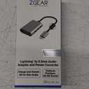 Lightning to 3.5 mm Audio Adapter And Power Converter