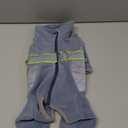 Fleece Onesie Pajamas, Dog Surgery Recovery Suit - Warm Coat for Small Dogs, Male & Female (Gray Blue-S)