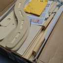 Pikler Triangle Set 7in1 Toddler Climbing Toys Indoor Foldable Baby Climbing Toys Wooden Montessori Climbing Set with Arch, Ramp, Ladder for 1-3 Years, Jungle Gym for Kids (Natural)