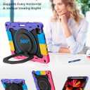 ROISKIN for iPad Air 11 inch M4/M3/M2 Case, iPad Pro 11 inch 4th/3rd/2nd/1st Generation,iPad Air 5th/4th 10.9 inch Case,Heavy Duty Shockproof with 360 Stand Handle Shoulder Strap Pen Holder for Kids
