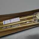 Gold Shower Curtain Rod 30 To 76 Inch(2.6-6.4ft) Tension Curtains Rods No Drilling Shower Rods For Bathroom Tension Rods Adjustable Spring Loaded Curtain Rods 7/8" Diameter