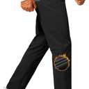 FREE SOLDIER Men's Fleece Lined Winter Pants Waterproof Warm Sweatpants Athletic Thermal Pants (38W x 30L, Black)