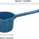 Long Handle Water Scoop Plastic Extended Ladle Cup Spoon Multipurpose Hangable Porridge Bailer Spoon for Home Cooking Serving Kitchen Utensils
