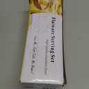 Gold Silverware Set 60 Pieces Service for 20, Stainless Steel Titanium Gold Flatware Set include Knives Spoon Forks Set, Silverware Set, Serving Utensil Set