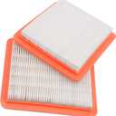 2 PCS 17211-Z8B-901 Air Filter Compatible with Honda HRX217 HRR216 HRC216 HRT216 HU800AWD HRB216 HRB217 HRS216 HRZ216 GCV160LAO GCV190LA GC190LA GCV200LA HRN216 Series Lawn Mower EB2800I EG2800I