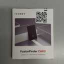 iVANKY Wallet Tracker Card, Smart Rechargeable Thin Wallet Finder, Works with Apple Find My (iOS Only), Item Finder for Luggage Tags, Passports, Phone, Water Resistant (Android Not Supported)