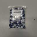 200Pcs Navy Blue&White Vase Filler Pearl Beads for Centerpieces Vases, No Hole Faux Polish Pearls for Floating Candle Home Birthday Wedding Party Table Decor8/14/20mm