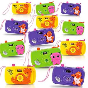 ArtCreativity Kids Camera Toy Set with Images in Viewfinder (2PCs) Pretend Play for Toddlers/Kids, Great for Birthday Party Favors for Kids 3-5, Goody Bags Birthday Gifts, Goody Bag Stuffers