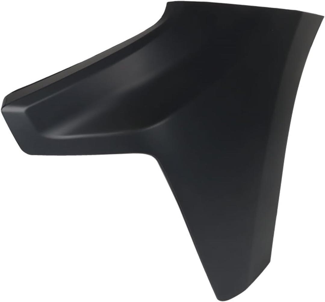 WFLNHB Front Left Side Bumper End Cap Extension Trim Black Replacement for Silverado 1500 2019 2020 2021 2022 GM1016110