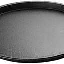 Foodservice 25453 Non-Slip Tray, Plastic, Rubber Lined, Oval, 20.5 x 25.25-Inch, Black