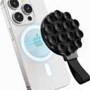 Magnetic Suction Phone Mount for MagSafe Case,iPhone Sticky Grip Compatible with MagSafe,Strong Grip Holder for Selfies & Videos, Hands-Free Mirror Shower Phone Holder Mount for TikTok/Video/Selfies (black)