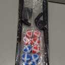 Golf Chipping Game, Play Portable Golf Target Practice Game Set, Fun Indoor & Outdoor Family Yard Game for Backyard, Beach, Parties, Office (2 Clubs & 10 Balls)