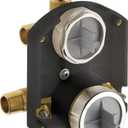 Delta Faucet R22000 MultiChoice Universal Valve 3-Setting 6-Setting Custom Shower Integrated Diverter Rough, Custom Shower Valve Kit, Brass Construction, R22000-WS (Screwdriver Stops Included)