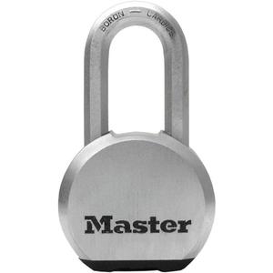 MASTER LOCK High Security Padlock [Keyed] [Stainless Steel] [Long Shackle] [Outside] M930EURDLH - Ideal for Storages, Sheds, Garages, Trailers, No Key