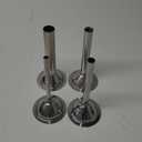 4Pcs Sausage Stuffing Tubes Stainless Steel Sausage Stuffer Tubes Sausage Maker Tubes Stuffing Nozzles for #32 Meat Grinder