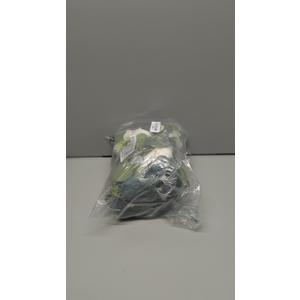 MISSPIN 2pcs Artificial Flowers Garland Spring Eucalyptus Garland Vintage Fake Flower Peony Rose Vine Greenery Decorative Wall Hanging Plant for Wedding Arch Door Arrangement Party Decor (White,2pcs)