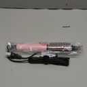 Farery Mini Thermal Brush 3 Temperature Adjustable, 3/4 Inch Travel Curling Iron for Short Hair, Heated Round Brush for Touch-ups and Small Curls, Travel Size Curling Wand, Dual Voltage, Pink