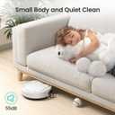 Lefant Robot Vacuum Cleaner, Strong Suction, 120 Mins Runtime, Slim, Low Noise, Automatic Self-Charging, Wi-Fi/App/Alexa Control, Ideal for Pet Hair Hard Floor and Daily Cleaning, M210