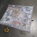 Office Chair Mat for Hardwood Floor, 47"x52" Desk Computer Chair Mat for Hard Wood, Large Anti-Slip Hard Floor Protector Rolling Chair Mat, PVC Mat Desk Rug for Office and Home