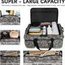 120L 3 Wheel Tactical Rolling Duffle Bag, Heavy Duty Military Deployment Luggage, 900D Waterproof Duffel for Camping Travel Outdoor Sports, Large
