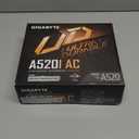 Gigabyte A520I AC (AMD Ryzen AM4/Mini-ITX/Direct 6 Phases Digital PWM with 55A DrMOS/Gaming GbE LAN/Intel WiFi+Bluetooth/NVMe PCIe 3.0 x4 M.2/3 Display Interfaces/Q-Flash Plus/Motherboard)