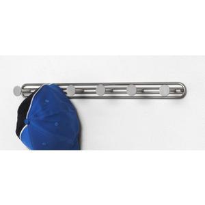 SPECTRUM 6-Hook Rack 1.75"Hx20.25"Wx2.25"D