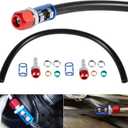 800-670 A/C Line Splice Kit for 5/8 Line With No.10 Hose, A/C Air Conditioning Repair Splice Connector, Universal Fit For 5/8'' Hose to Hard Lines Repair