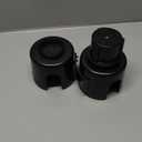 Sephile 1 PC Cup Holder Expander, 2.69 "3.93" Adjustable Base 2in1 Double Cup Holder Adapter, 360 Degree Rotatable Portable Large Water Bottles Drink Holder Insert, Universal for Cars (Black)