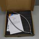 Bathroom Sink Faucet, Faucet for Bathroom Sink, Widespread Brushed Nickel Bathroom Faucet 3 Hole with Stainless Steel Pop Up Drain and cUPC Lead-Free Hose - (Brushed Nickel) (8 Inch 1 Pack)