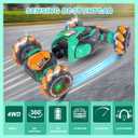 Gesture Sensing RC Stunt Car - Boys Toys Age 6-8-12, 360 Rotating 4WD Hand Controlled Remote Control Twist Car with Light & Music, Cool Toys and Ideas Gifts for Children Age 7 9 10 11 12 Years Old