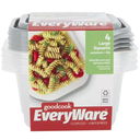 4 large containers for food