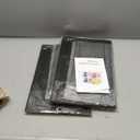 Hat Organizer Box, Stackable Clear Baseball Caps Holder Box Containers with Magnetic Door, Holds 20 Hats (Black Clear, 2 Pack)