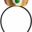 ComfyCamper Womens OSFM Princess Crown on Headband Gem Flower Tiara Halloween Costume Accessories Cosplay Adult