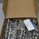 Ravinte 30 Pack 15 Pairs 1-1/4 inch Overlay Soft Close Hinges for Kitchen Cabinet Hinges Satin Nickel Hidden Hinges Stainless Steel Concealed Hinge self Closing