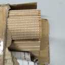 UNISHADES No Drill Cordless Bamboo Roman Shades, 39×64 in, Carbonized