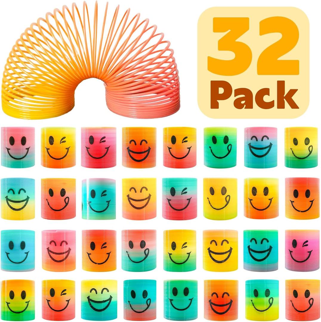 Cocurb 32 Pcs Mini Spring Party Favors for Kids 4 to 8 Fun Goodie Bag Stuffers for Birthdays, Classroom Prizes, and Small Toys Present