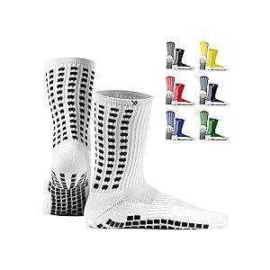 Lux Dual Grip Socks - Soccer Grip Socks for Men and Women. GripArray Performance & Comfort
