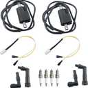 labwork Ignition Coil Spark Plug With Cover Kit Replacement for Yamaha XJ550 XJ750 1981 1982 1983 Motorcycle 4G0-82310-09-00